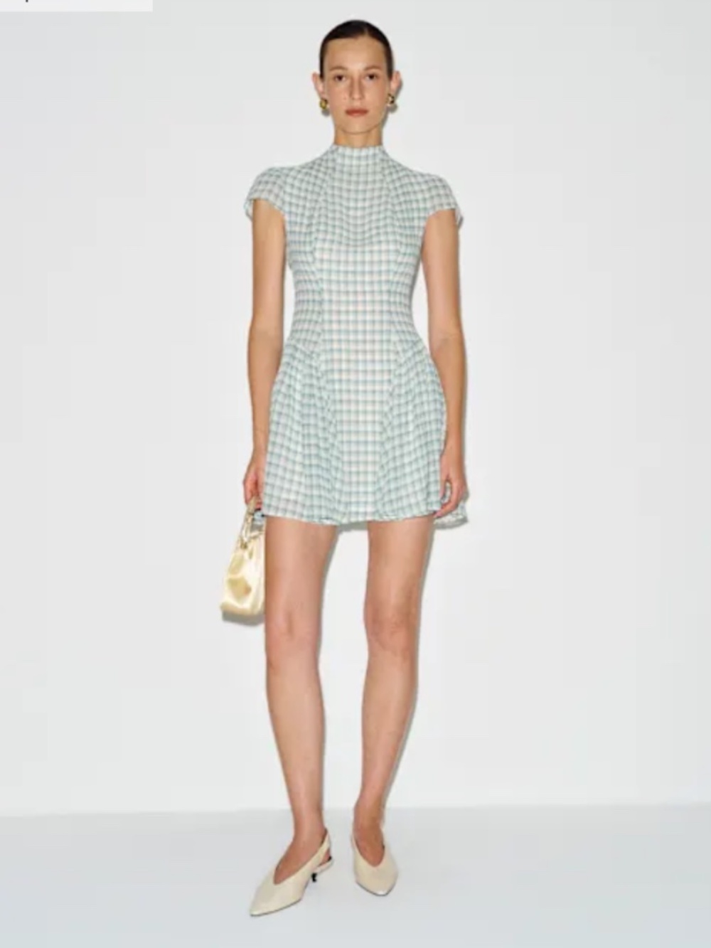 Reformation Maven Mini Plaid Dress